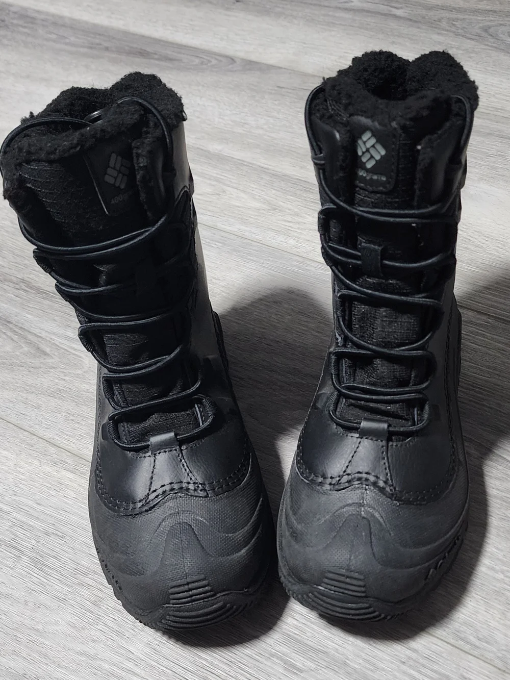 Columbia Black Waterproof Bugaboot Celsius Snow Boots Youth Size 4 Womens 5.5